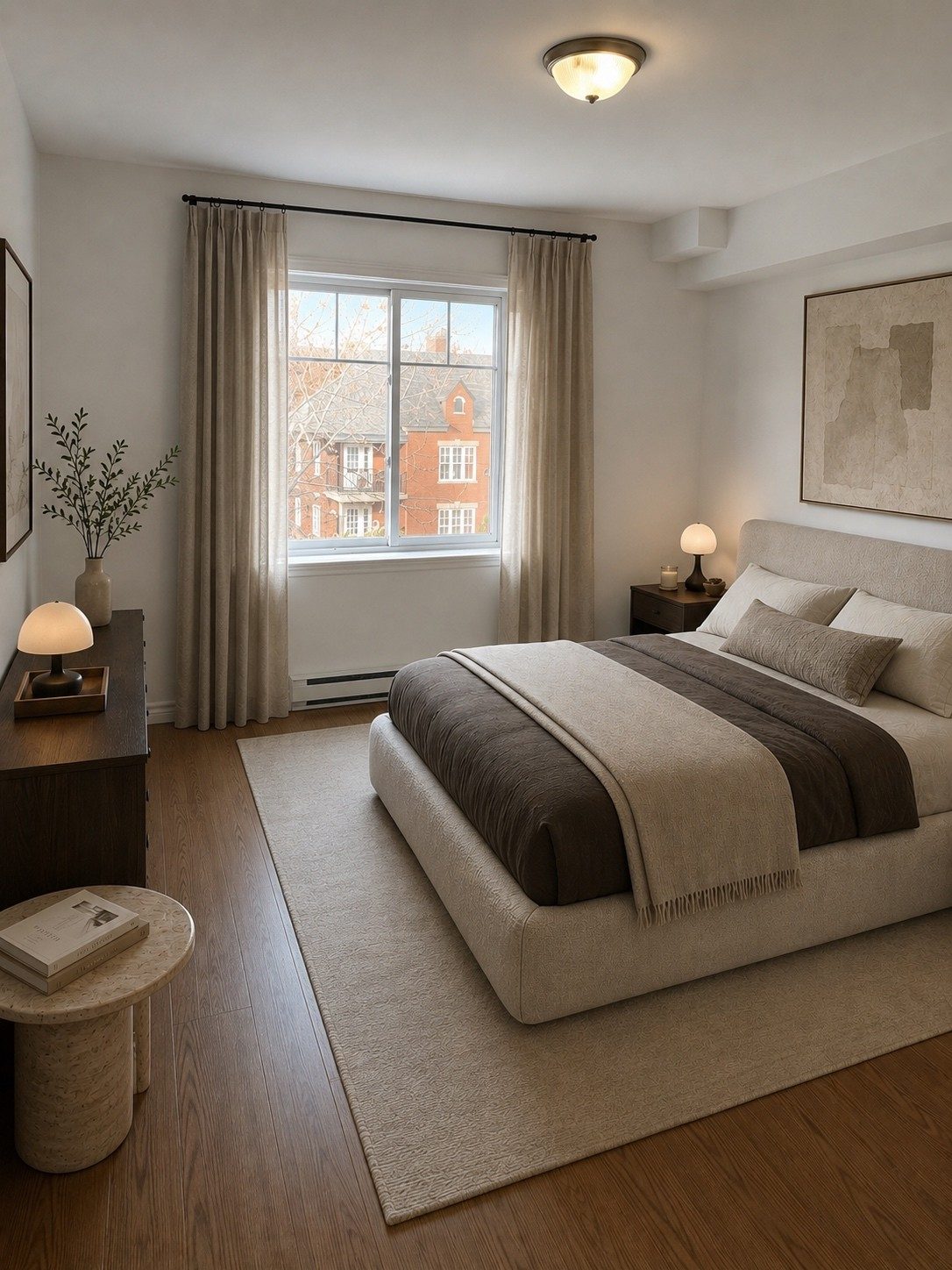 Chambre d'un 4½ (aménagement virtuel)