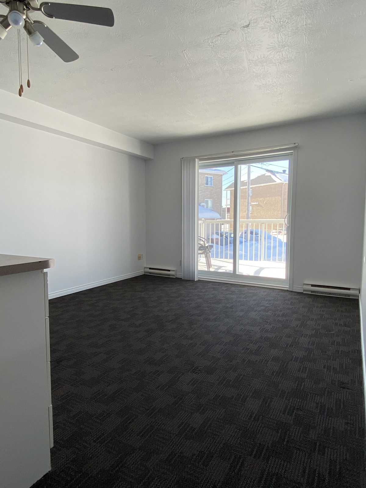Séjour d'un 2½ avec porte-patio